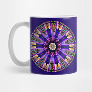 Psychedelic Kaleidoscopic Wheel Spokes Mug